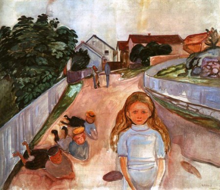 Munch - Ulica v Asgardstrande